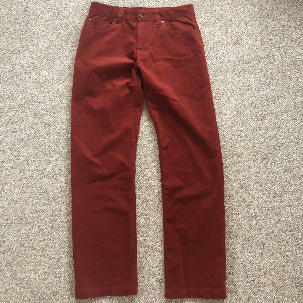 prAna Corduroy Pants Straight Leg 30 X 32